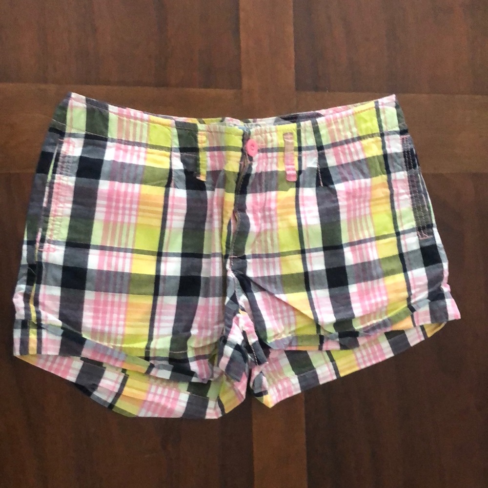 Plaid shorts